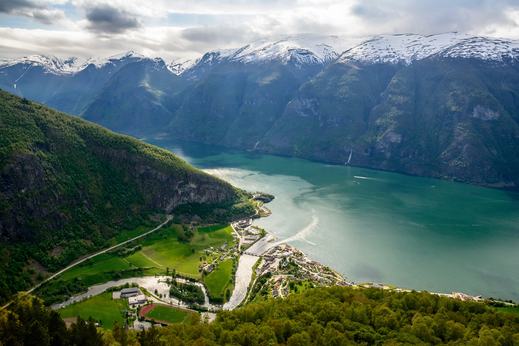 Stegastein, Aurlandsvangen